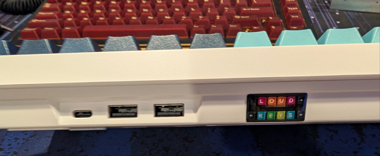 Ice Blue RK84 Tri Mode Clicky 75% Keyboard