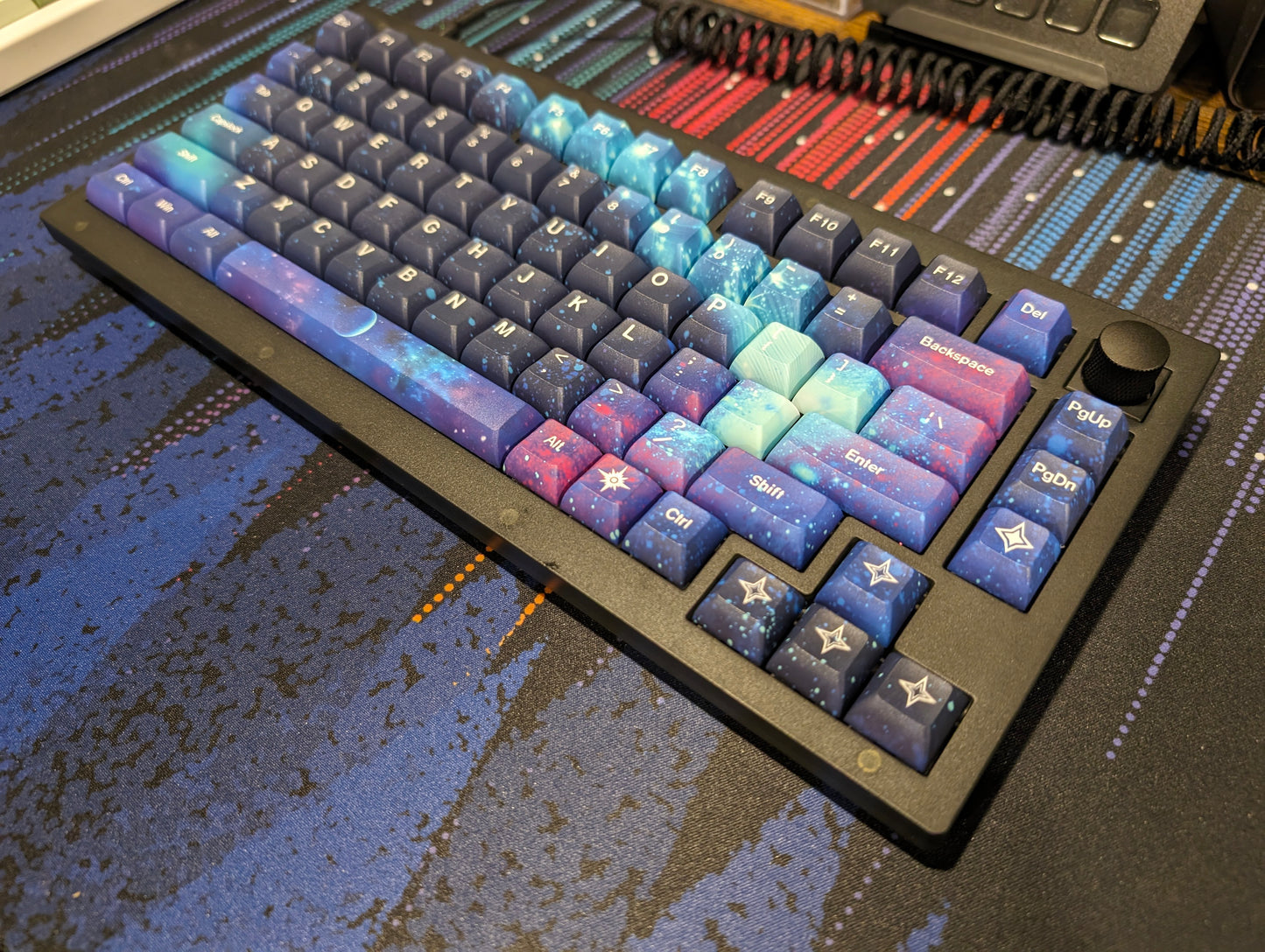 Starry Customized Keychron V1 Translucent 75% Mechanical Keyboard