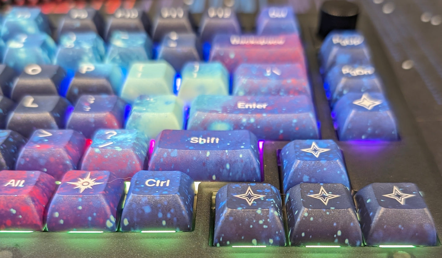 Starry Customized Keychron V1 Translucent 75% Mechanical Keyboard