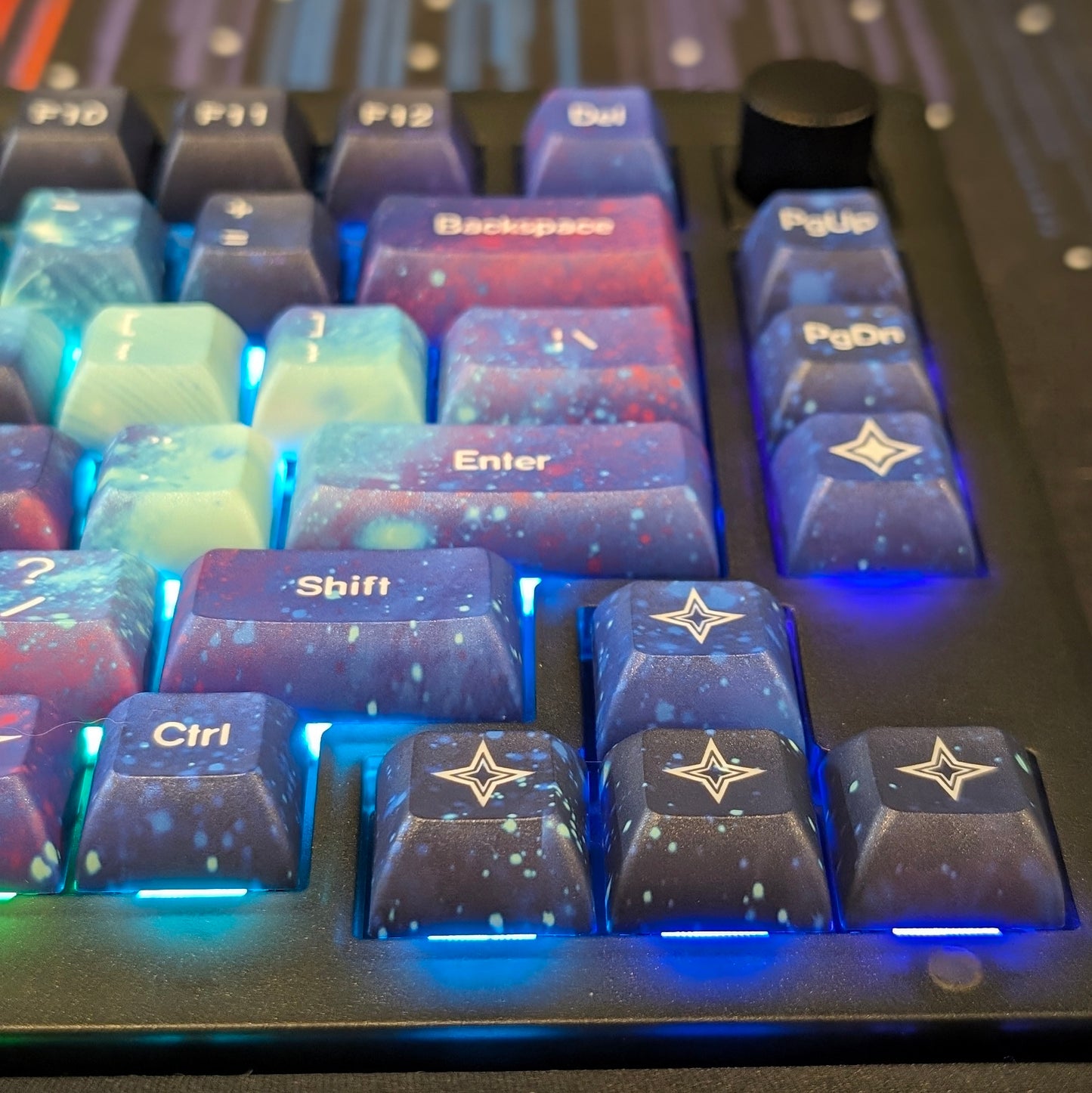Starry Customized Keychron V1 Translucent 75% Mechanical Keyboard