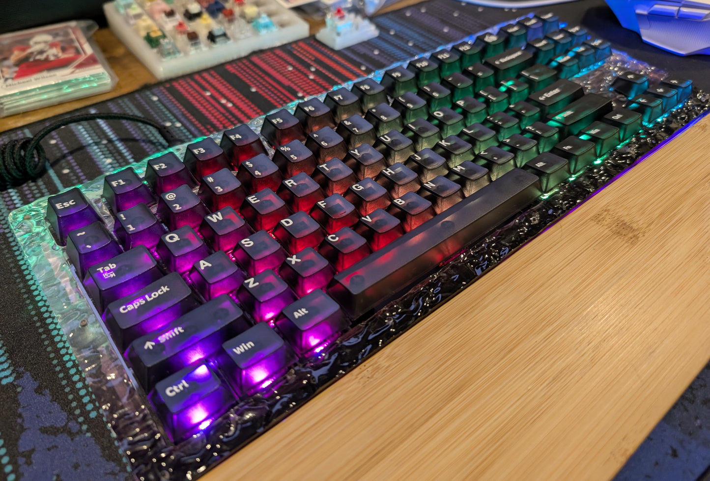 Womier K87 "Water Ripple" TKL RGB Mechanical Keyboard
