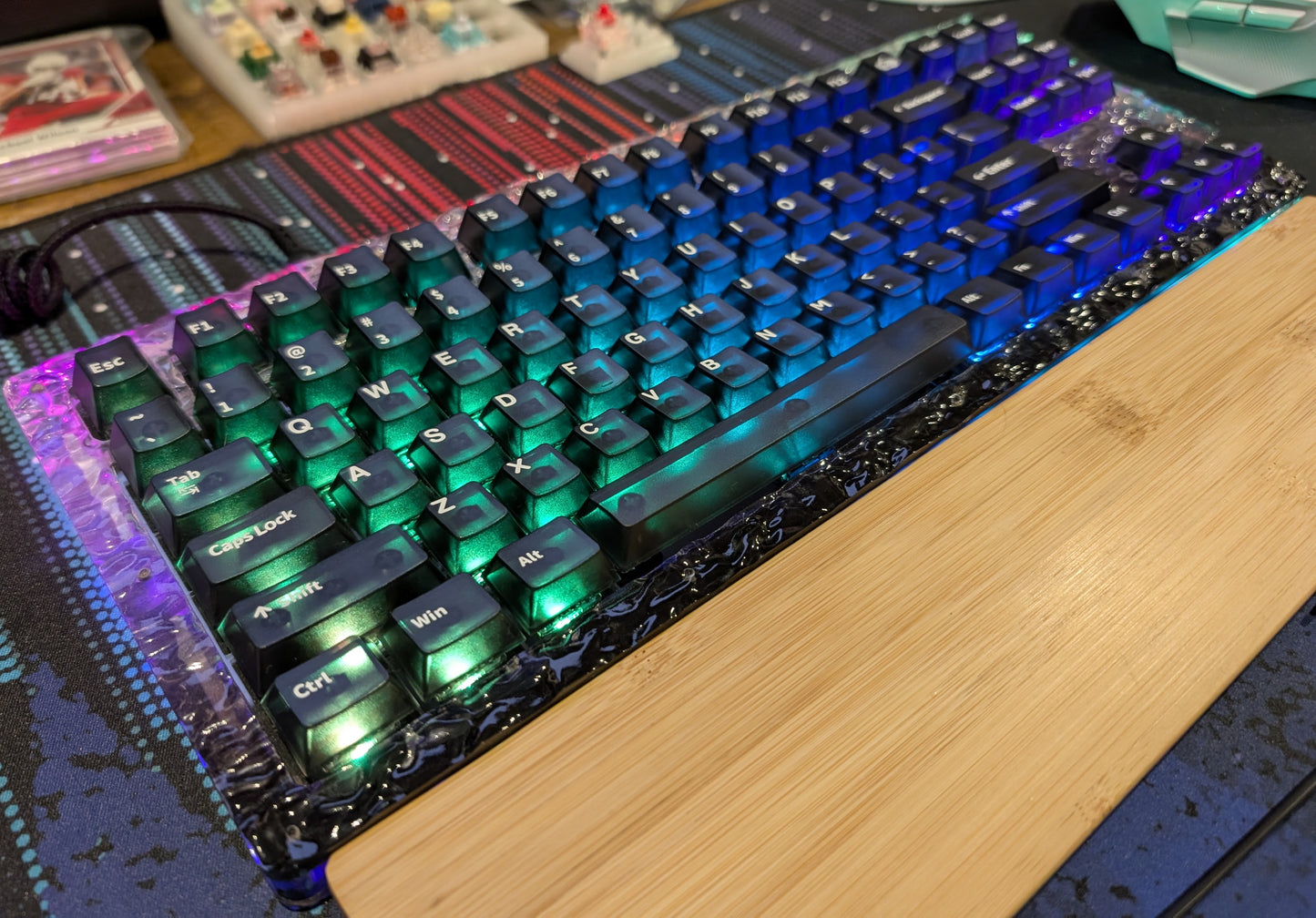 Womier K87 "Water Ripple" TKL RGB Mechanical Keyboard